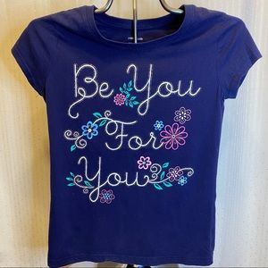 Miss Attitude “be you for you” floral shirt